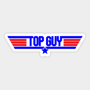 Top Guy Sticker